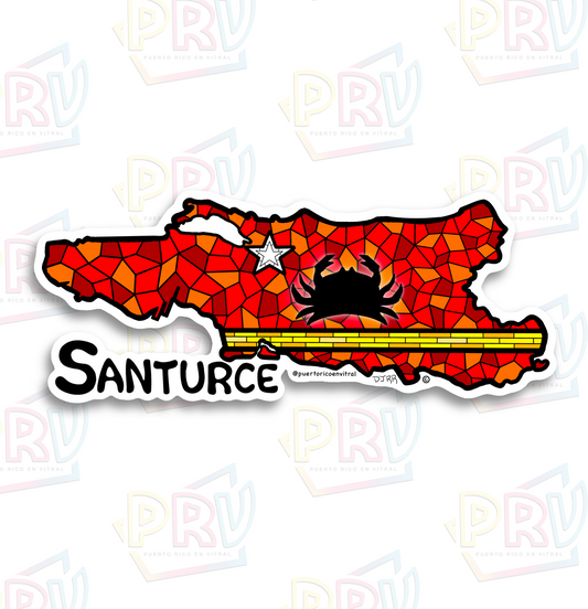 Santurce PR (Sticker)