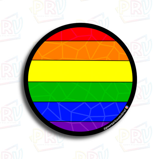 Circle Pride Flag (Sticker)