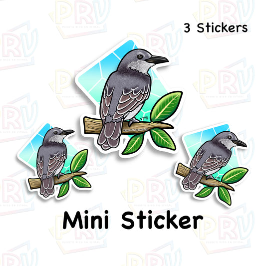Pitirre (3 Mini Stickers)