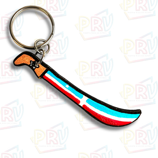 Machete Bandera Lares (Llavero)