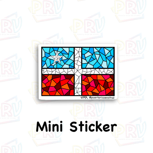 Bandera Lares (Mini Sticker)