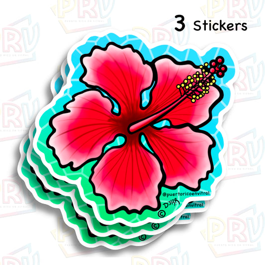 Amapola x 3 (Sticker)