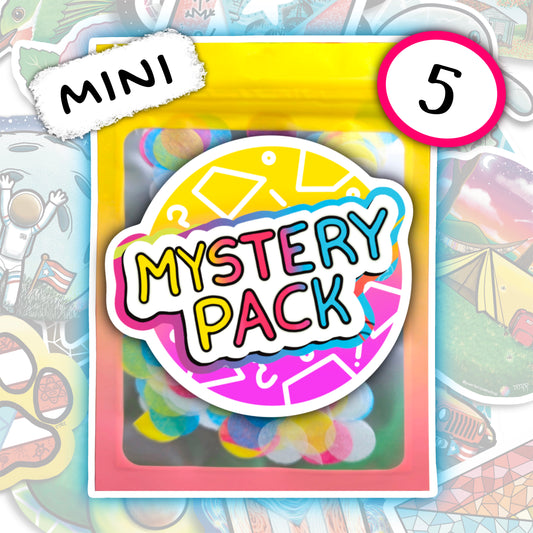 Mystery Pack: 5 Mini stickers