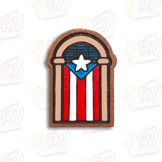 Puerta de San Juan- Roja (Wooden Pin)