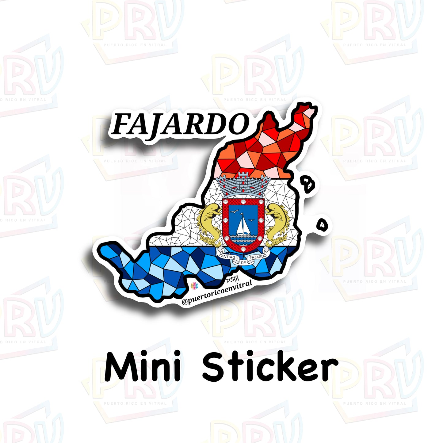 Pueblos de Puerto Rico (Mini stickers)