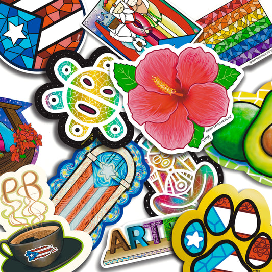 Tradición Puertorriqueña (Mini Sticker)