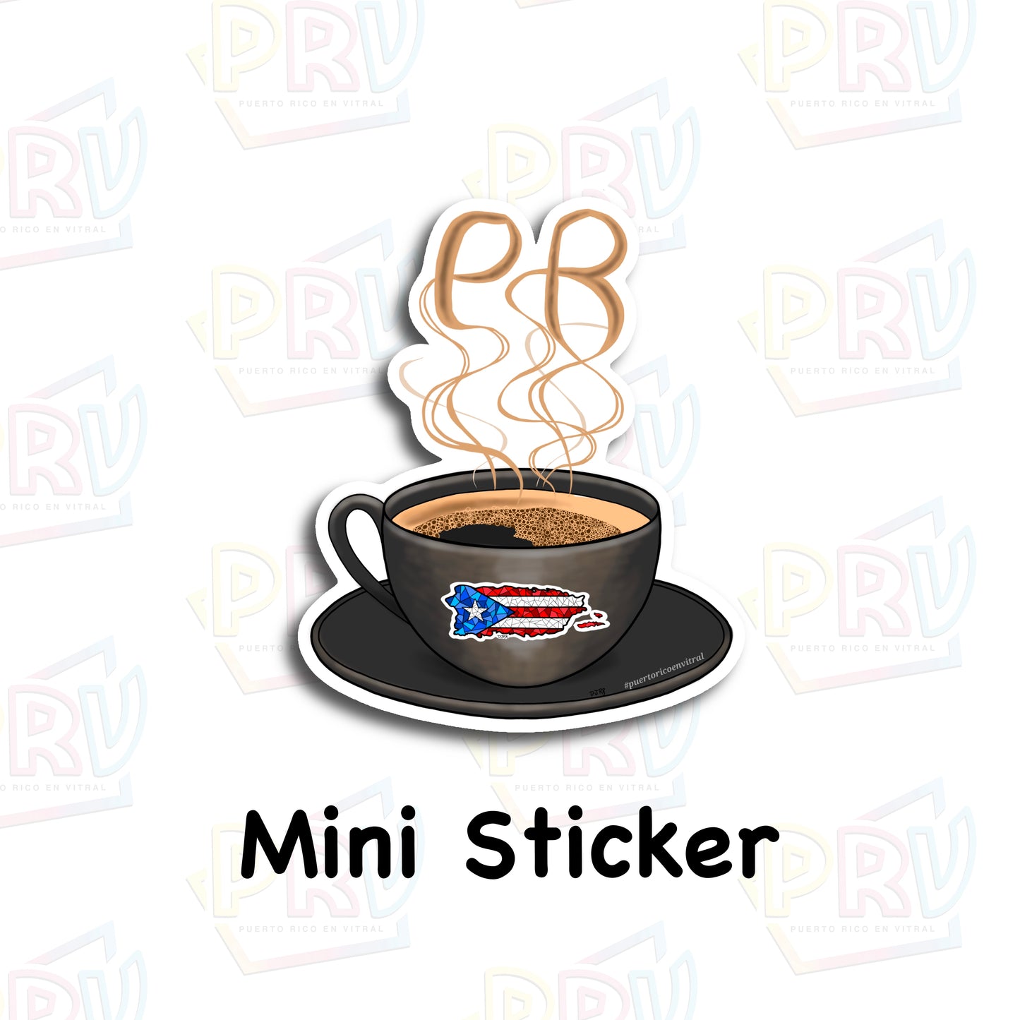 Tradición Puertorriqueña (Mini Sticker)