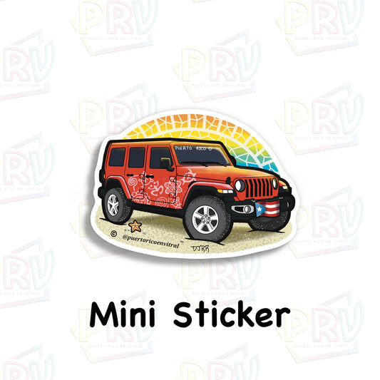 Jeep (Mini Sticker)