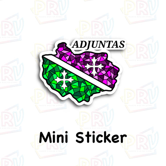 Adjuntas (Mini sticker)