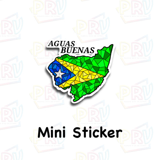 Aguas Buenas (Mini sticker)