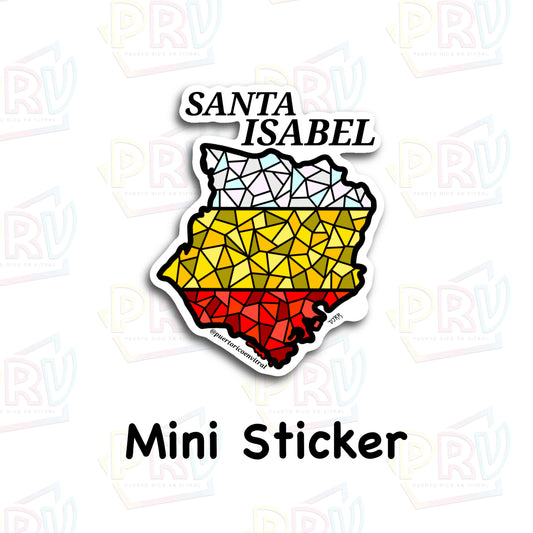 Santa Isabel (Mini sticker)