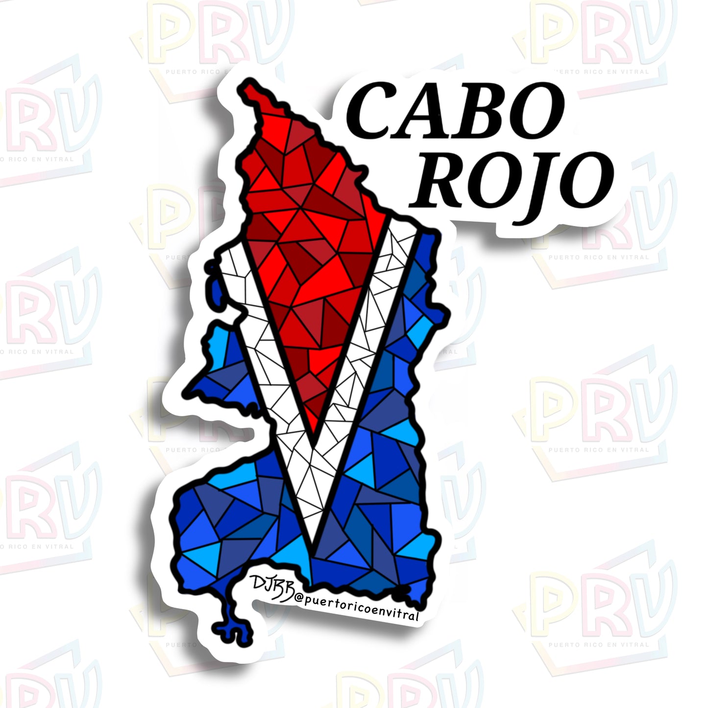 Cabo Rojo PR (Sticker)