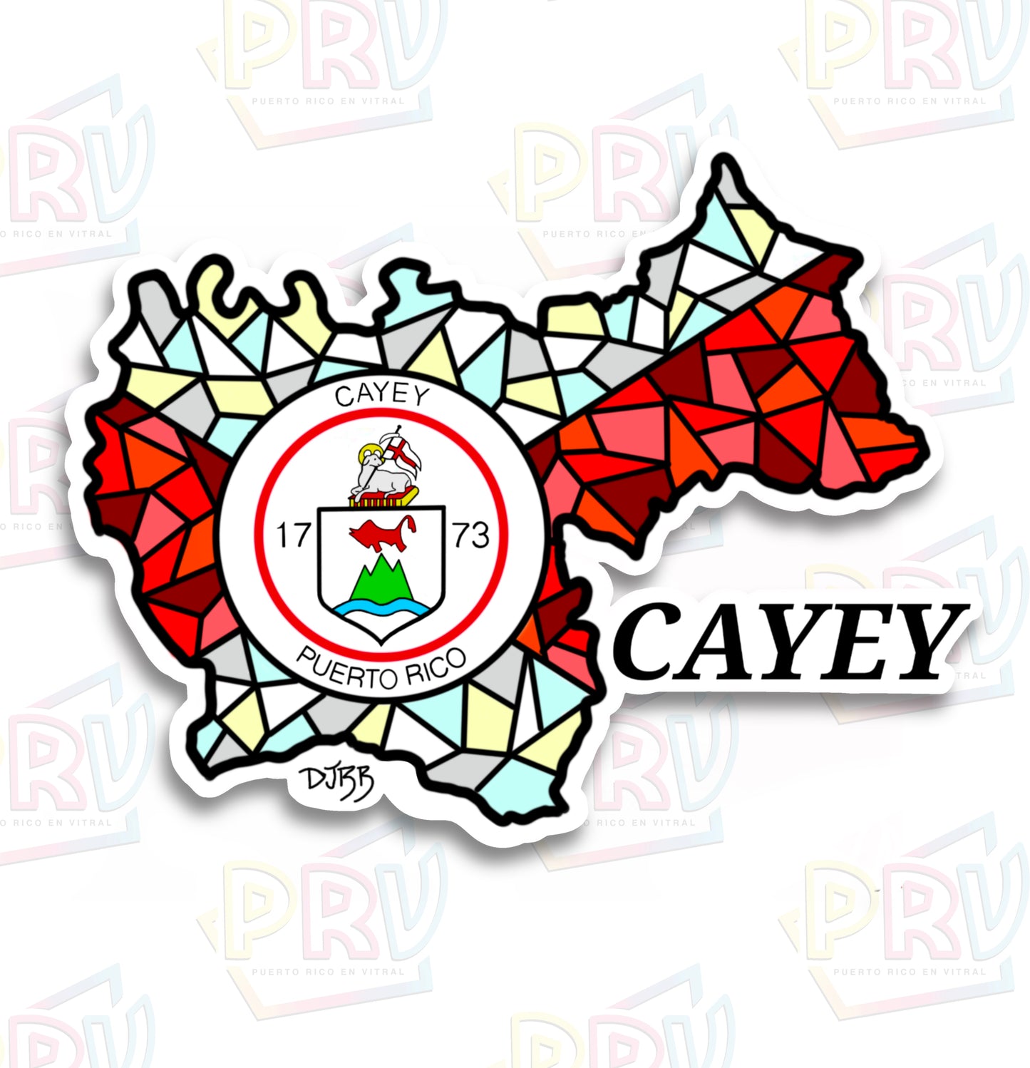 Cayey PR (Sticker)