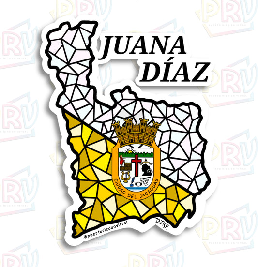 Juana Diaz Pueblo Puerto Rico bandera