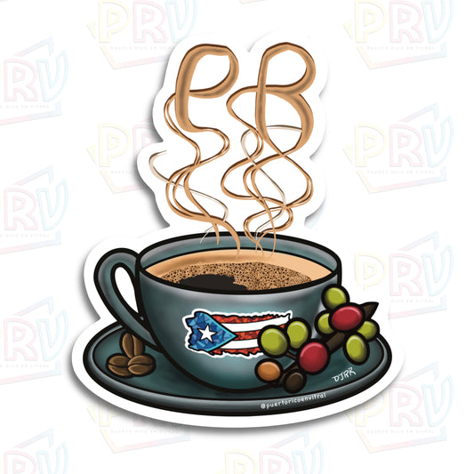 Café Mañanero (Sticker)