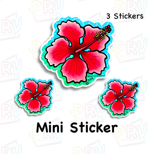 Amapola (3 Mini Stickers)