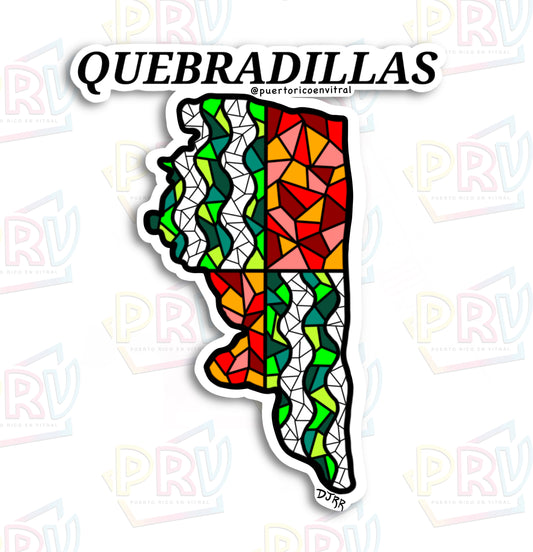 Quebradillas PR (Sticker)