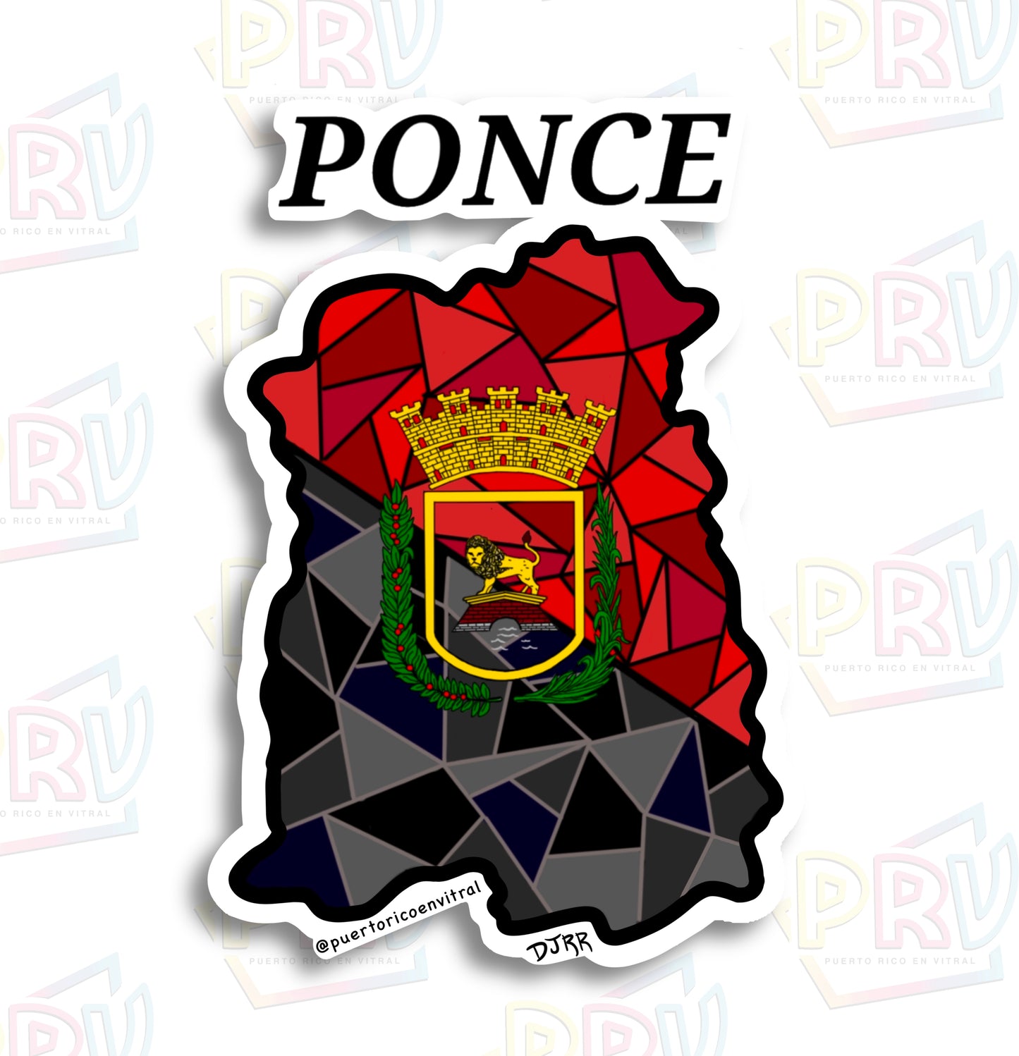Ponce PR (Sticker)