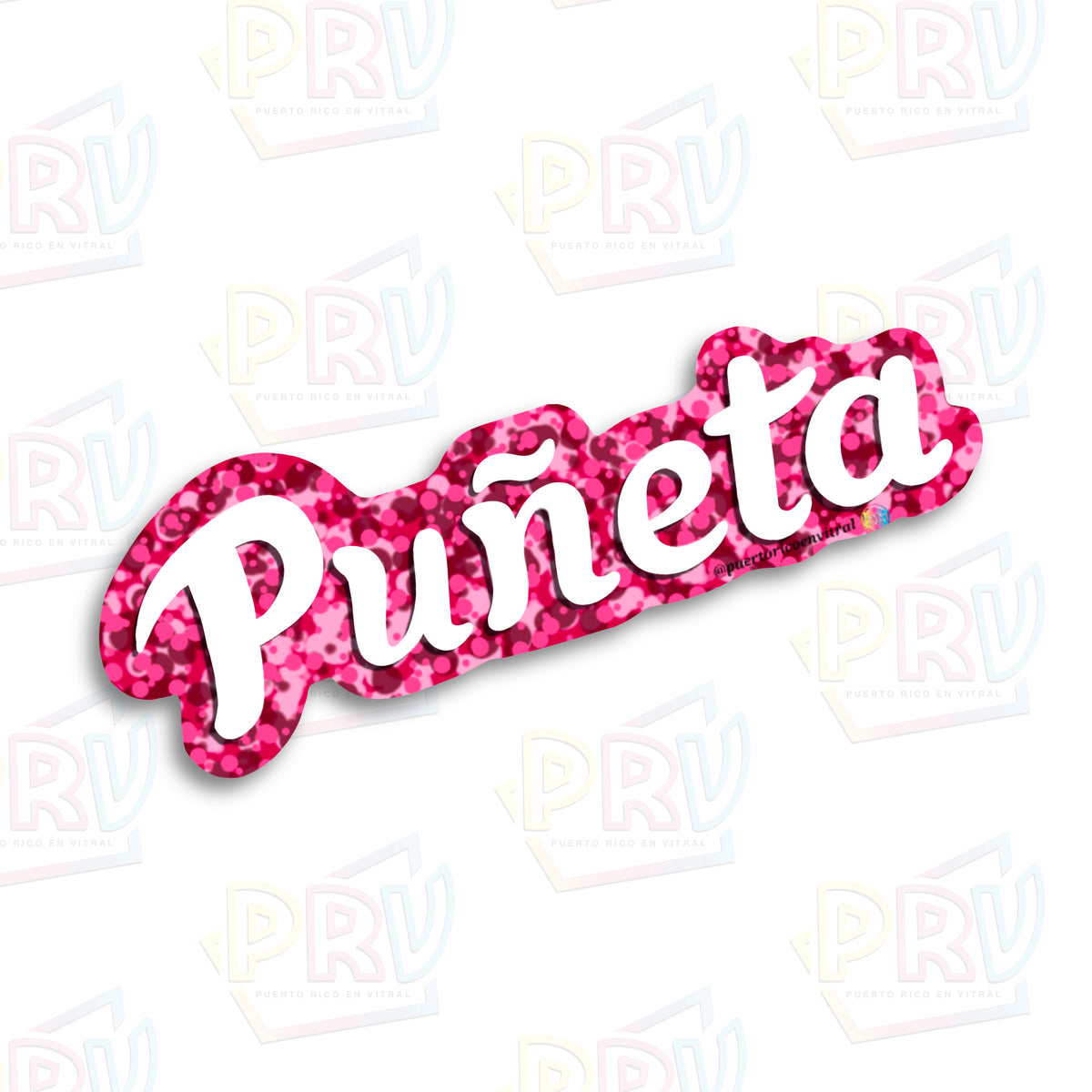 Puñeta (Sticker) – Puerto Rico en Vitral