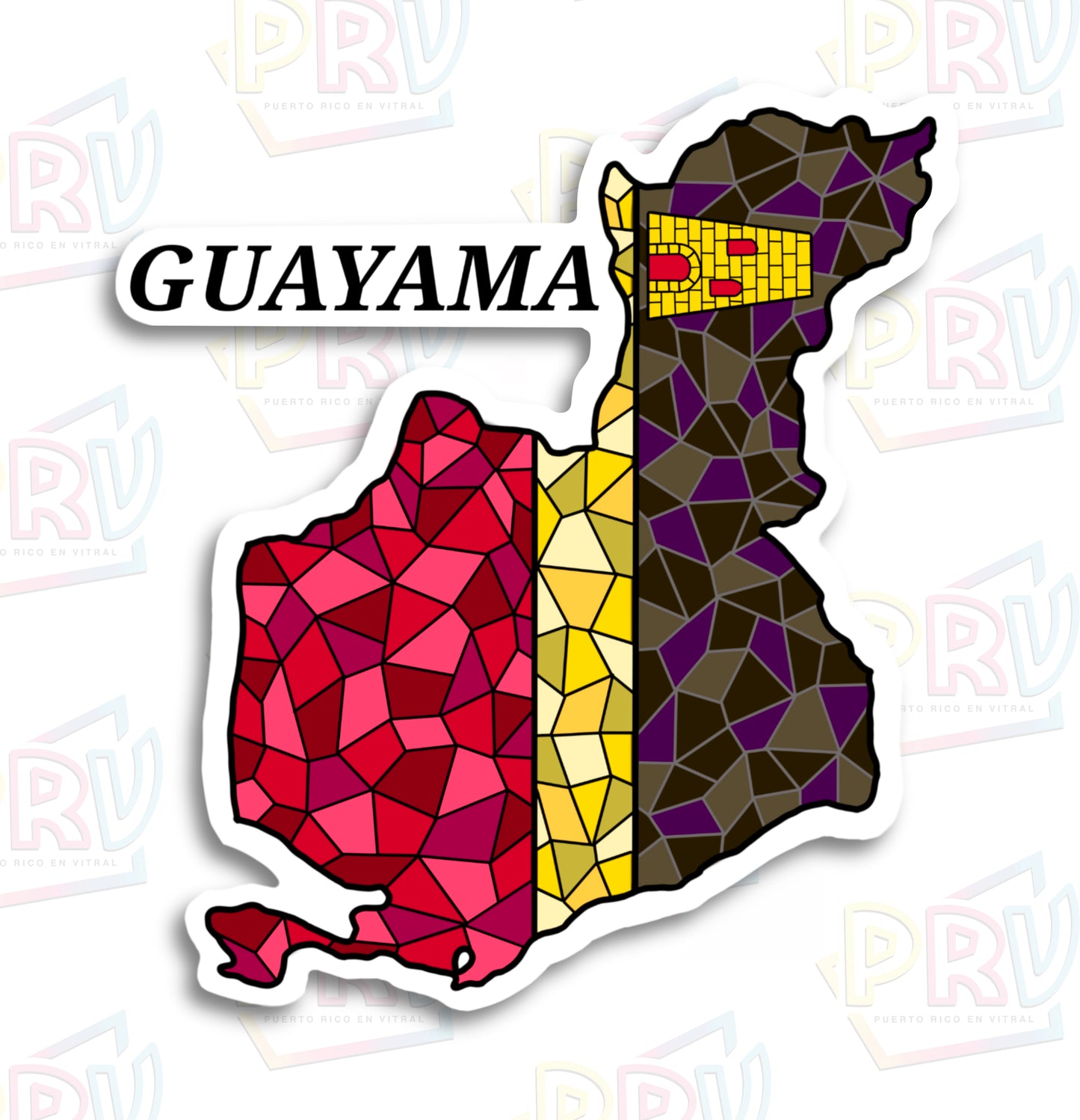 Guayama PR (Sticker)