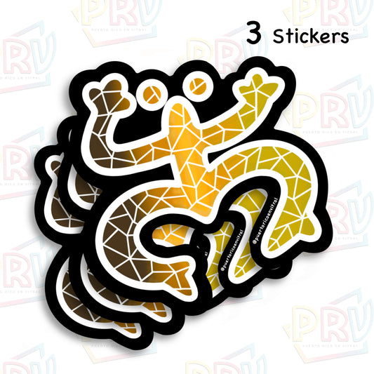 Coquí Taínos x 3 (Sticker)
