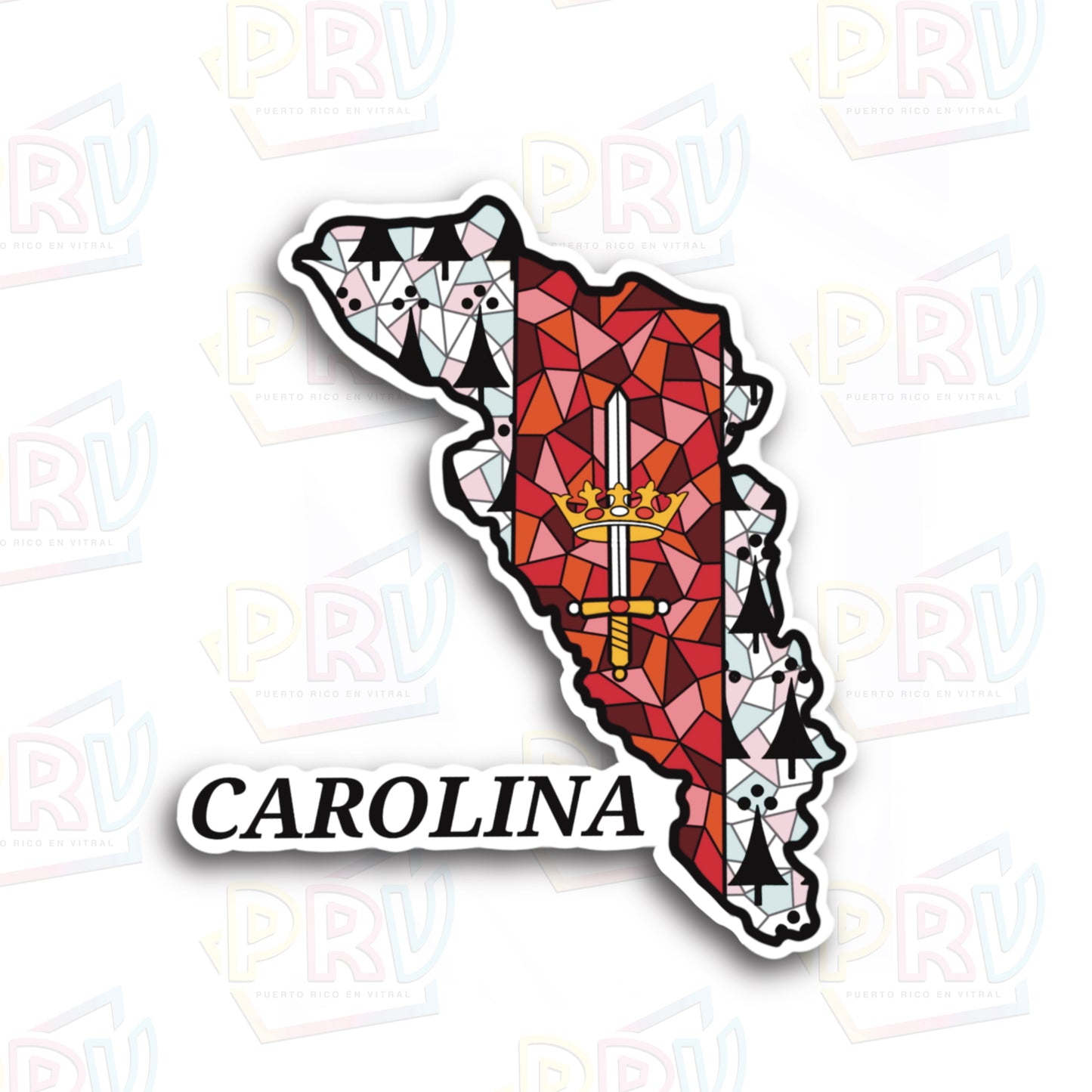 Carolina PR (Sticker)