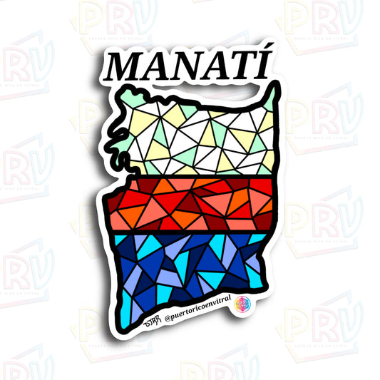 Manatí PR (Sticker)