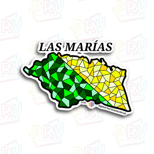 Las Marías PR (Sticker)