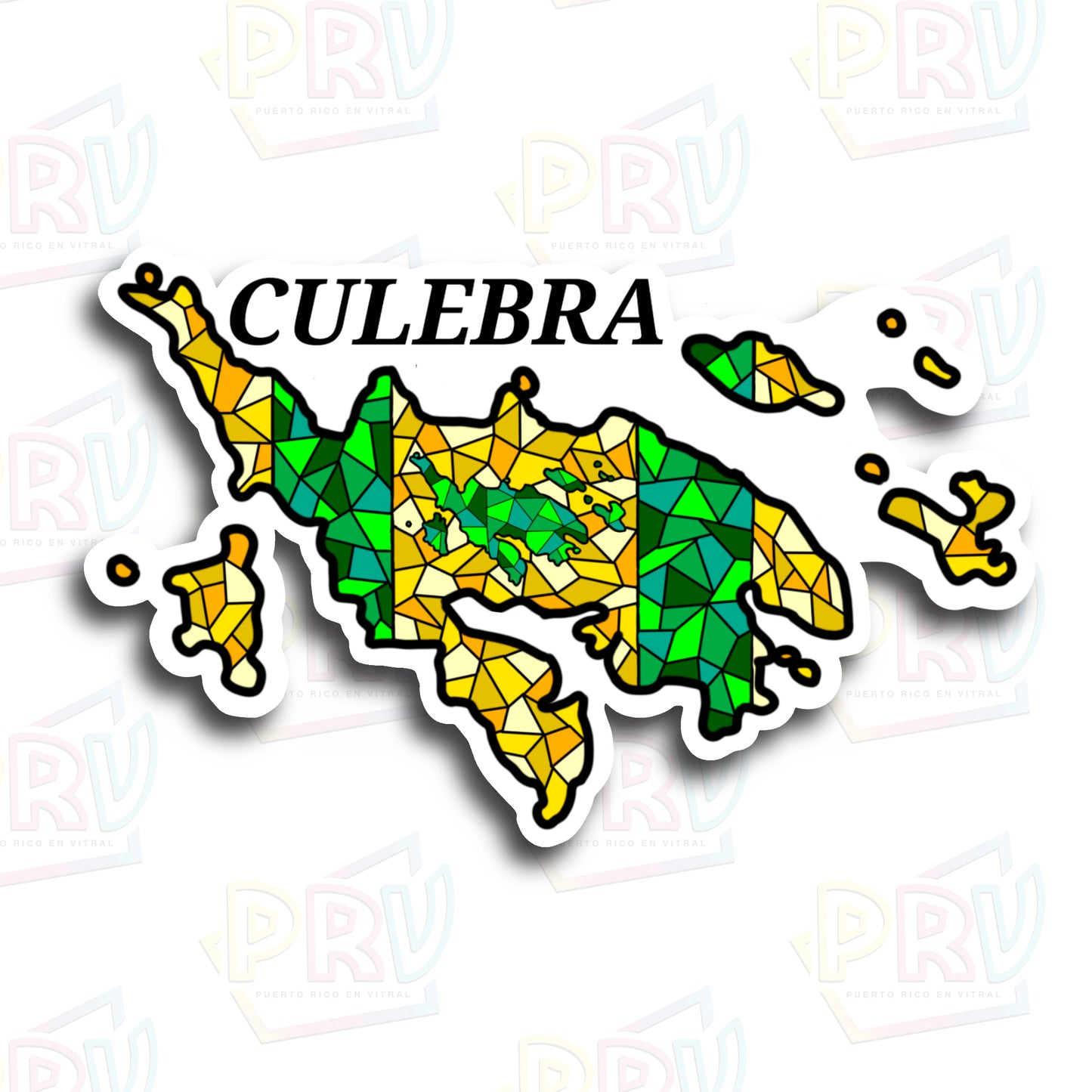 Culebra PR (Sticker)