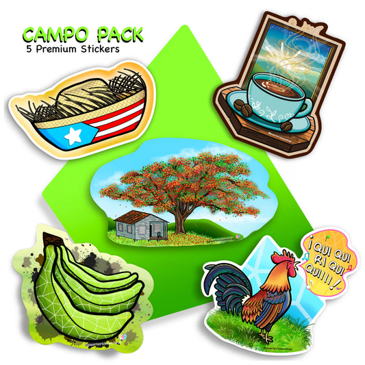 CAMPO PACK (5 Stickers)