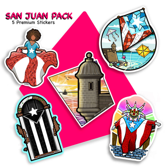 SAN JUAN PACK (5 Stickers)