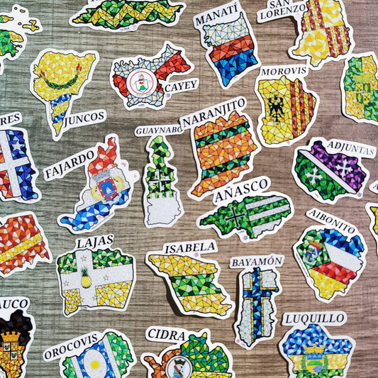 Pueblos de Puerto Rico (Mini stickers)