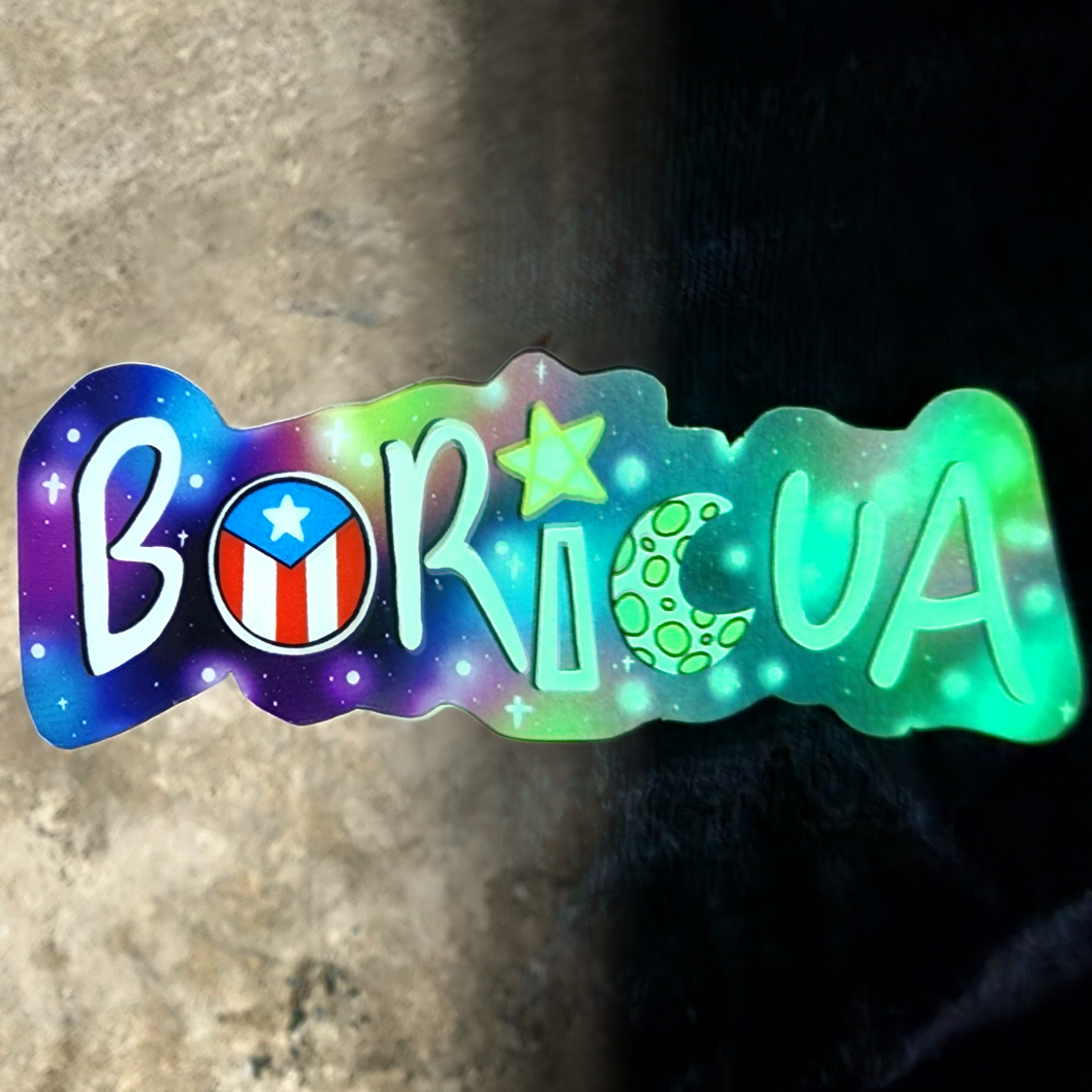 Boricua (Glow in the Dark Sticker)