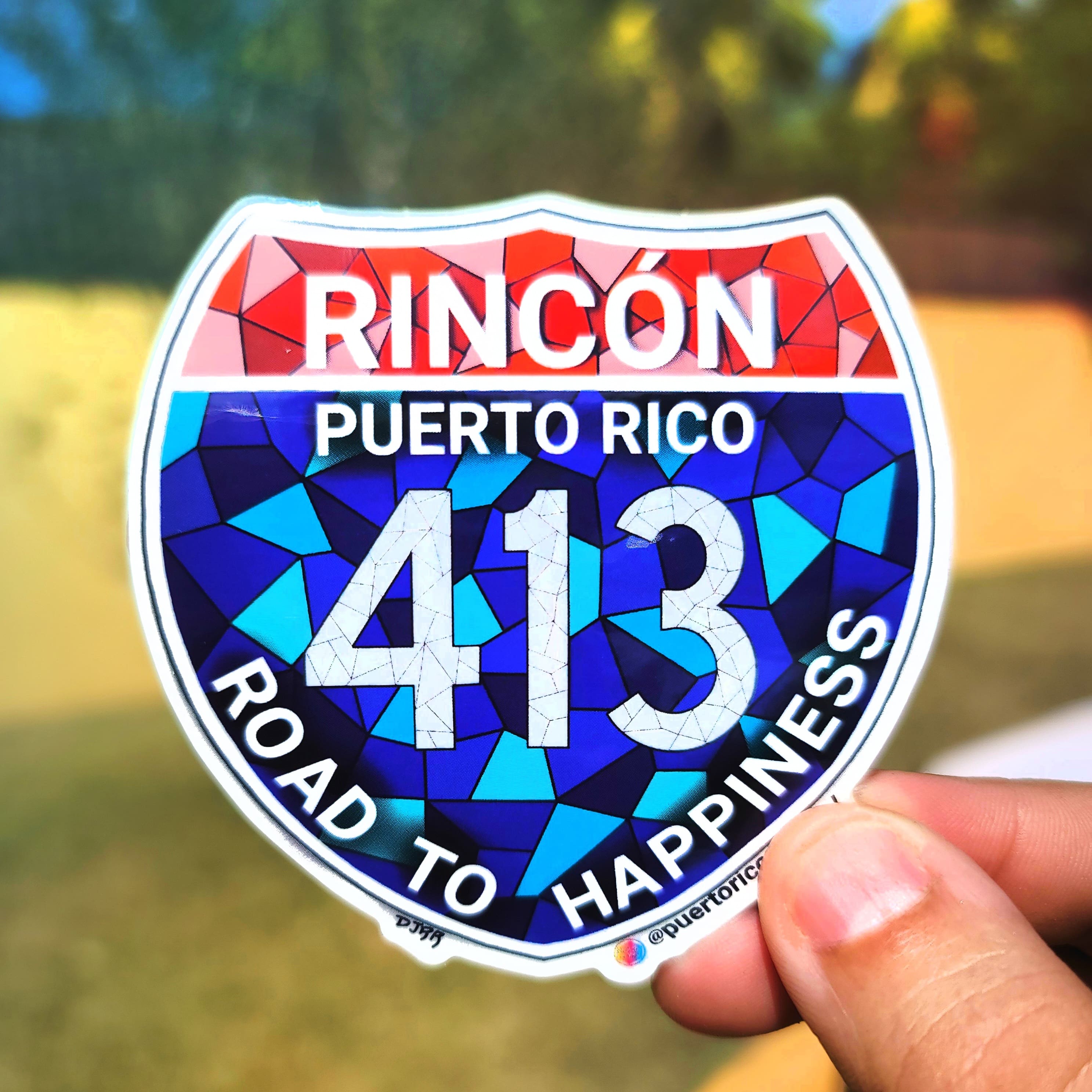 Rincón 413 (Sticker) – Puerto Rico en Vitral